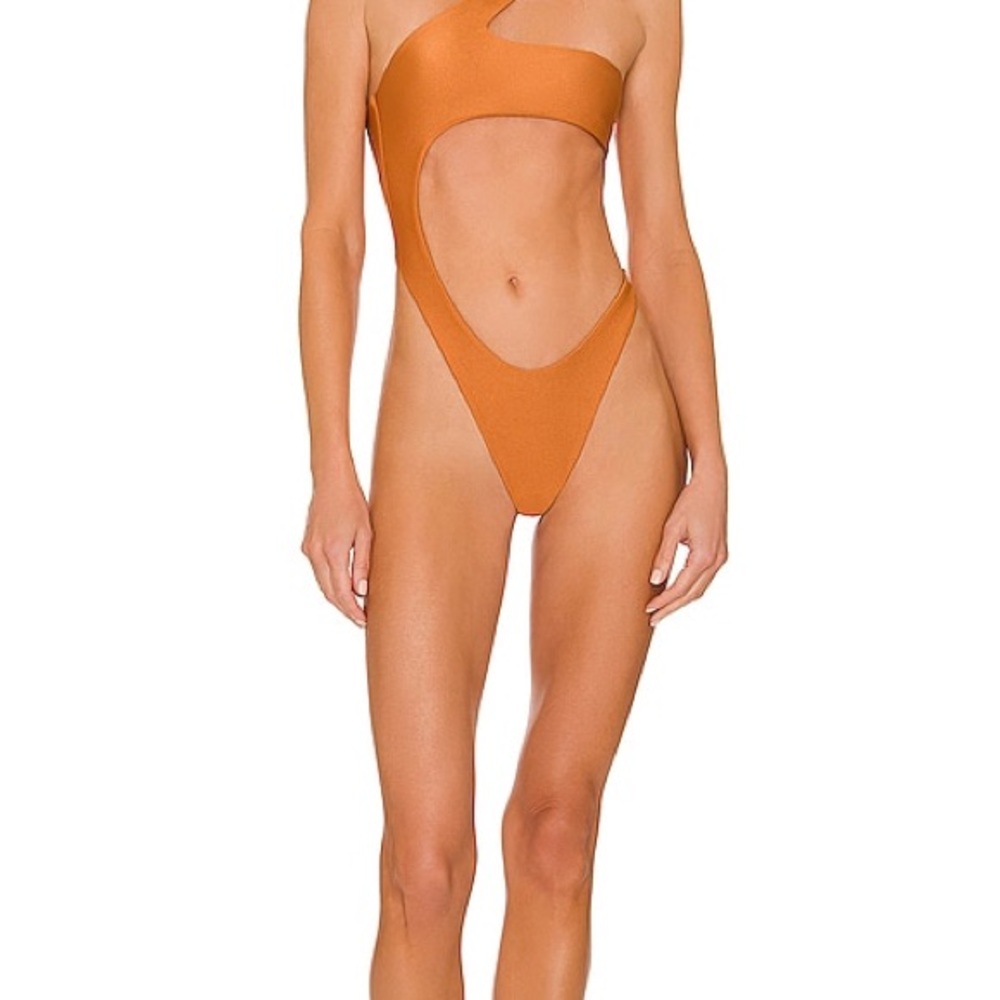 REVOLVE x MICHAEL COSTELLO Rocky One Piece in Copper